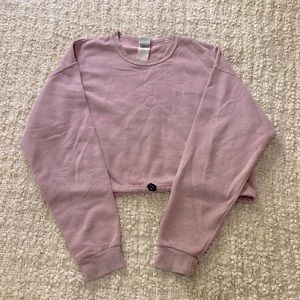 iets frans… Cropped Drawstring Sweater